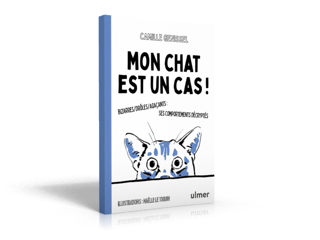 Couverture : Mon chat est un cas ! — Camille Genissel